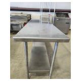 Commercial Stainless Steel Prep Table with Undershelf