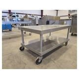 Stainless Steel Table On Casters