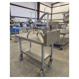 Stainless Steel Table On Casters