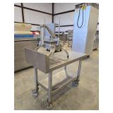 Stainless Steel Table On Casters