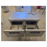 Commercial 4-Drawer Undercounter Refrigerator Unit Model CRMR-48-D4