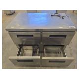 Commercial 4-Drawer Undercounter Refrigerator Unit Model CRMR-48-D4