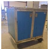Mobile Warming Cabinet On Casters