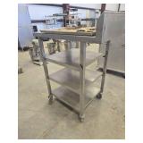 Stainless Steel Commercial Kitchen Table W/ Under Storage