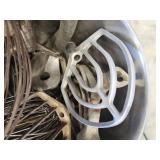 Commercial 20-Quart Stainless Steel Mixing Bowl with Wire Whip