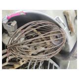 Commercial 20-Quart Stainless Steel Mixing Bowl with Wire Whip