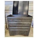 Metal Chafing Dish Holder with Plastic Bins with Lids