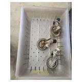 Metal Chafing Dish Holder with Plastic Bins with Lids