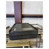 Industrial Storage Clamps with Plastic Trays