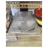 Commercial Tomato Slicer Set with Plastic Trays and Plates