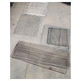 Commercial Kitchen Wire Shelving Unit with Mixing Bowl Attachments