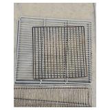 Commercial Kitchen Wire Shelving Unit with Mixing Bowl Attachments