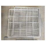Commercial Kitchen Wire Shelving Unit with Mixing Bowl Attachments