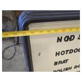 Concession Stand Menu Board Set