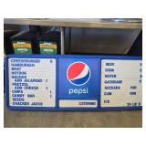 Pepsi Menu Board Sign
