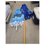 Michele Ultra and Bud Light Beer Umbrellas