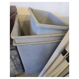 Restaurant Style Trash Bins And Pop-up With No Canopy