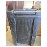 Carlisle Heavy-Duty Black Plastic Beverage Container