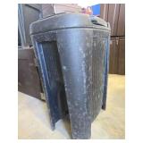 Carlisle Heavy-Duty Black Plastic Beverage Container