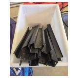 Black Metal Support Brackets