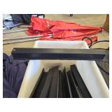 Black Metal Support Brackets