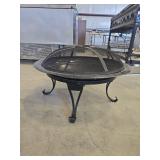 Fire Pit with Mesh Screen