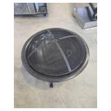 Fire Pit with Mesh Screen