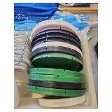 Commercial Storage Container Lot with Bin Lids