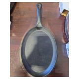 (2) 15-inch Cast Iron Fajita Pan Set by Pinch