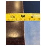 Metal Office Desk with Double Pedestal Drawers and Black Leather Chair