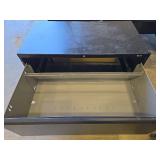 Black Metal 2-Drawer Alera File Cabinet