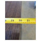 Desk with Metal Legs and built-in Filing Cabinets with Black Leather Chair