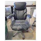 Serta Office Chair and Wooden chair