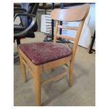Serta Office Chair and Wooden chair