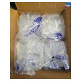 (4) Open Dart ClearPac Two-Compartment Nacho Trays - Cases of 500