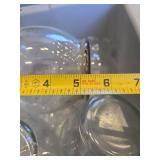 Plastic Shell Bowls, Glass Vases, Glass Blocks, Round Glass Pieces