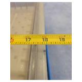 (6) Food Containers (3) Commercial Dishwasher Racks