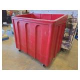 Large Red Rolling Ice Caddy