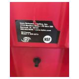 Large Red Rolling Ice Caddy