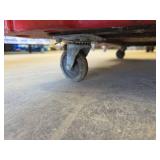 Large Red Rolling Ice Caddy