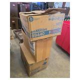 (2) Paper Towel Rolls, Box of Dry Waxed Sheets, Box of napkins