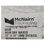 (2) Paper Towel Rolls, Box of Dry Waxed Sheets, Box of napkins