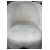 Mainstays Boucle Swivel Accent Chair, Cream