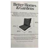 Better Homes & Gardens 20\"x 20\" Premium Blue & Green Medallion Outdoor 2 Piece Deep Seat Cushion