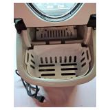 Frigidaire 26 lbs/Day Capacity Bullet Ice Maker  Red Stainless Steel