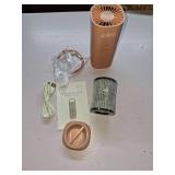 Pure Enrichment Pure Zone Mini Personal Air Purifier Blush: HEPA Filter, USB Powered, 3 Settings, 5-Year Warranty