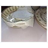 Better Homes & Gardens 12-Piece Bamboo Melamine Dinnerware Set, Grey