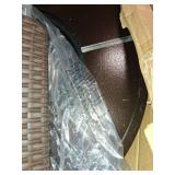 Better Homes & Gardens Colebrooke 37" Round 50,000 BTU Propane Gas Fire Pit Table with Glass Beads, Metal Lid and Protective Cover - Retail: $297