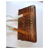 PIKADINGNIS High Quality Crocodile LuxuryLeather Handbags Retro Bag Women