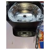 Power XL StirMax 7.5 Qt Multi-Cooker with Auto Stir/Shred Paddle and 9 Presets, Matte Black